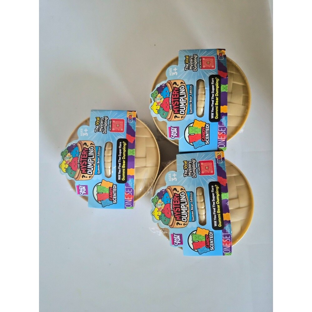 RMS Crazy Fun Original Mystery Dumpling Gummi Bear Edition Lot Of 3 Brand New